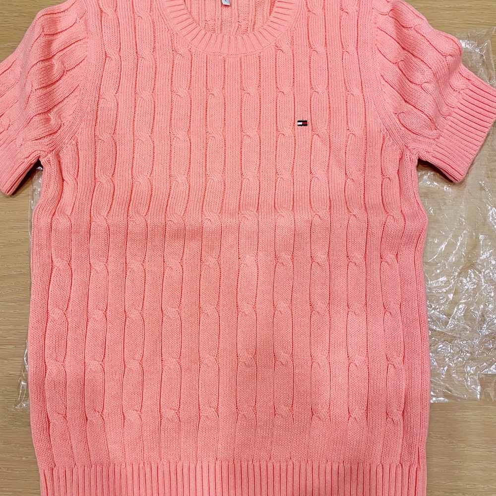 Tommy Hilfiger short sleeved knit sweater
